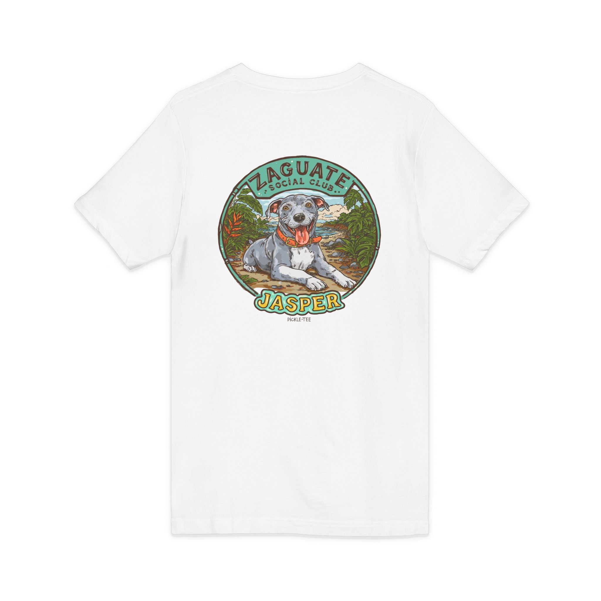 Zaguate Social Club, Jasper Unisex V-Neck Tee