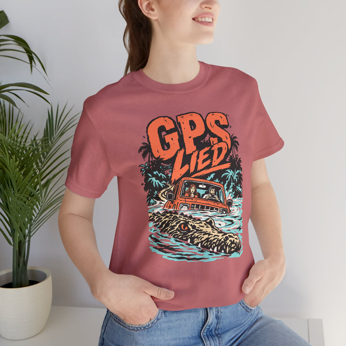 GPS LIED Unisex Jersey Short Sleeve Tee
