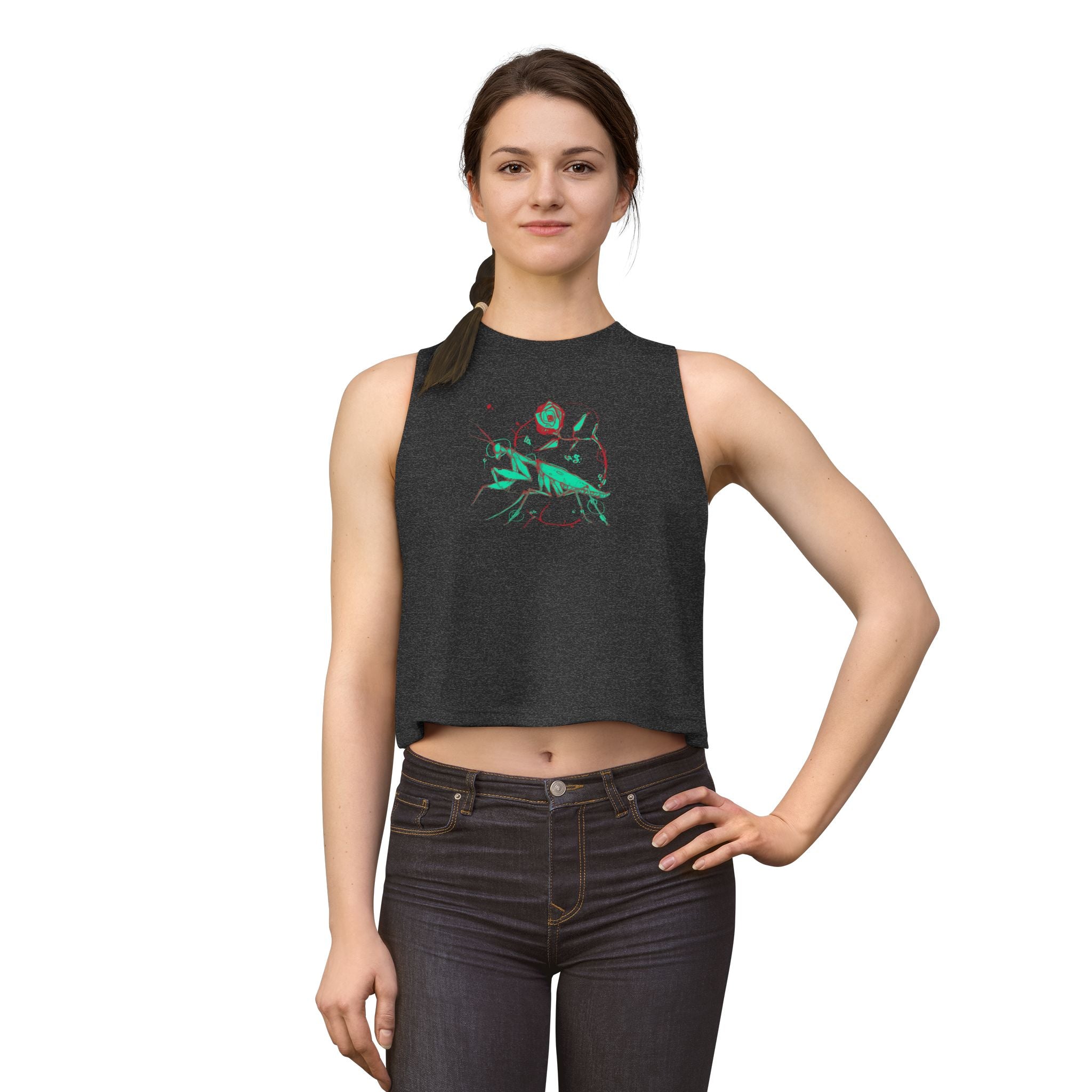 Praying Mantis Women's Crop Top