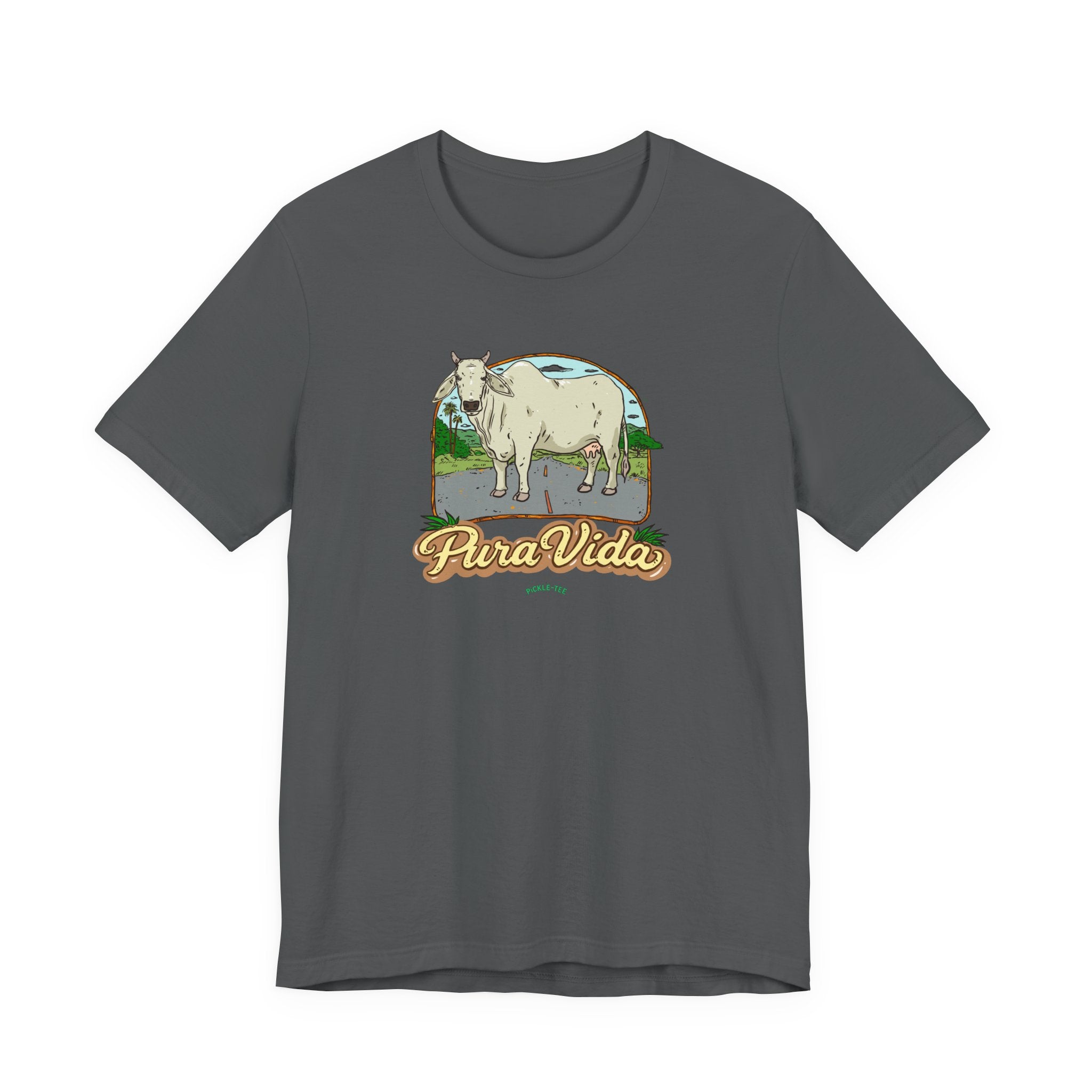 Pura Vida Cow T-Shirt/Unisex Crew Neck Tee