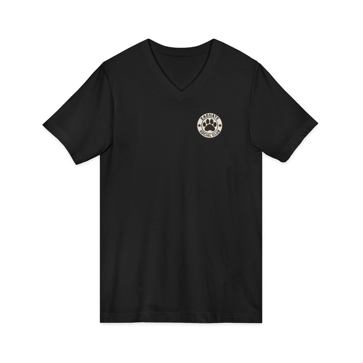 Goose - Zaguate Social Club Front Logo, Unisex V-Neck Tee