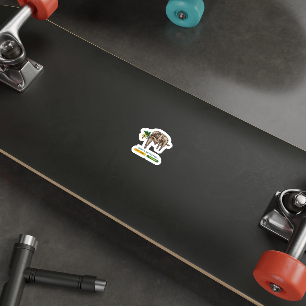 Lazy Sloth Die-Cut Stickers