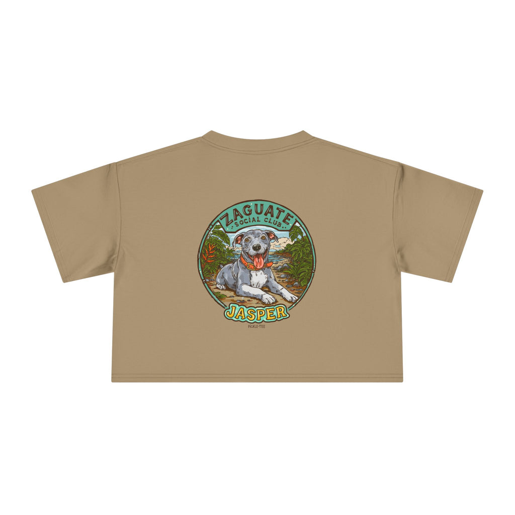 Zaguate Social Club- Jasper, Women's Crop Tee