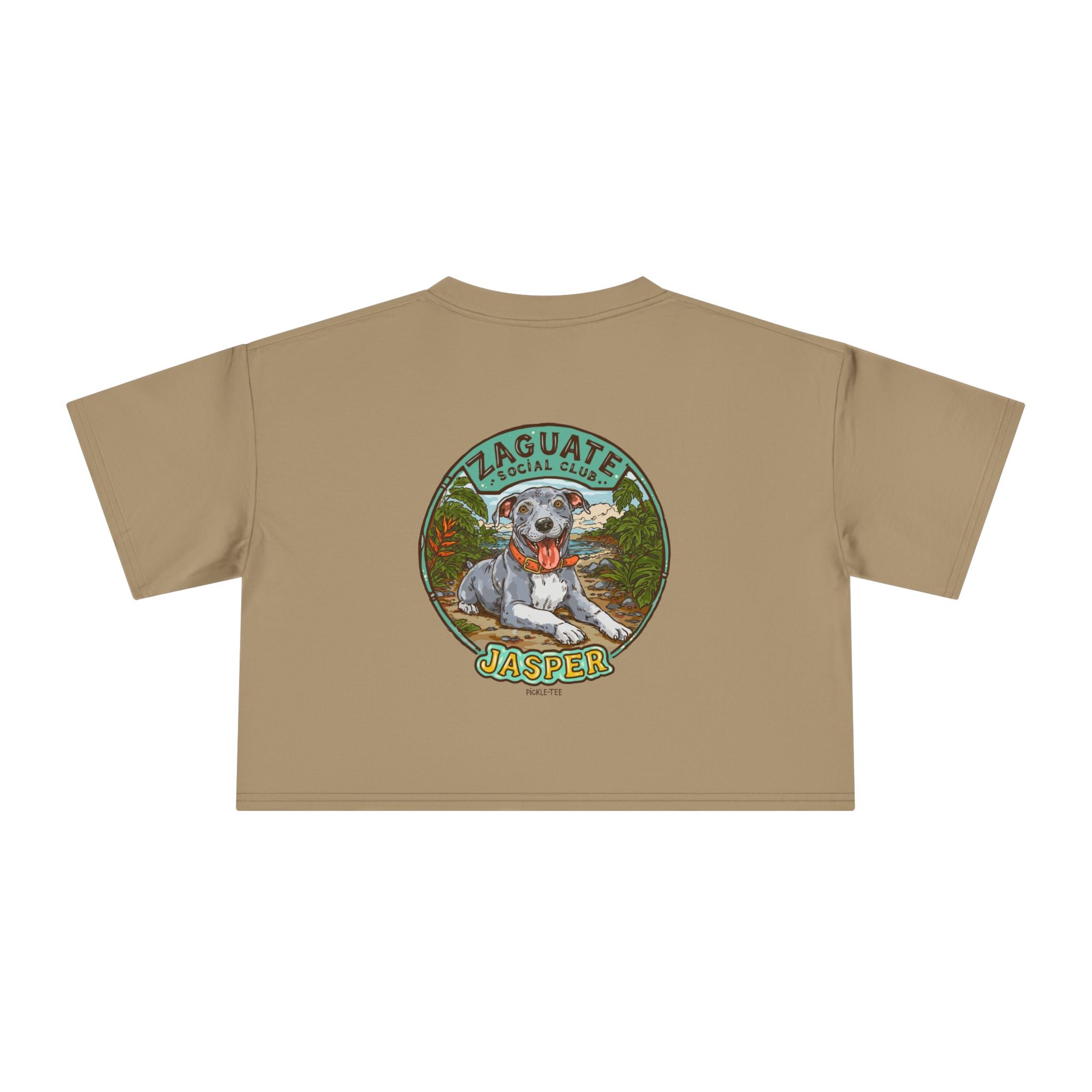 Zaguate Social Club- Jasper, Women's Crop Tee