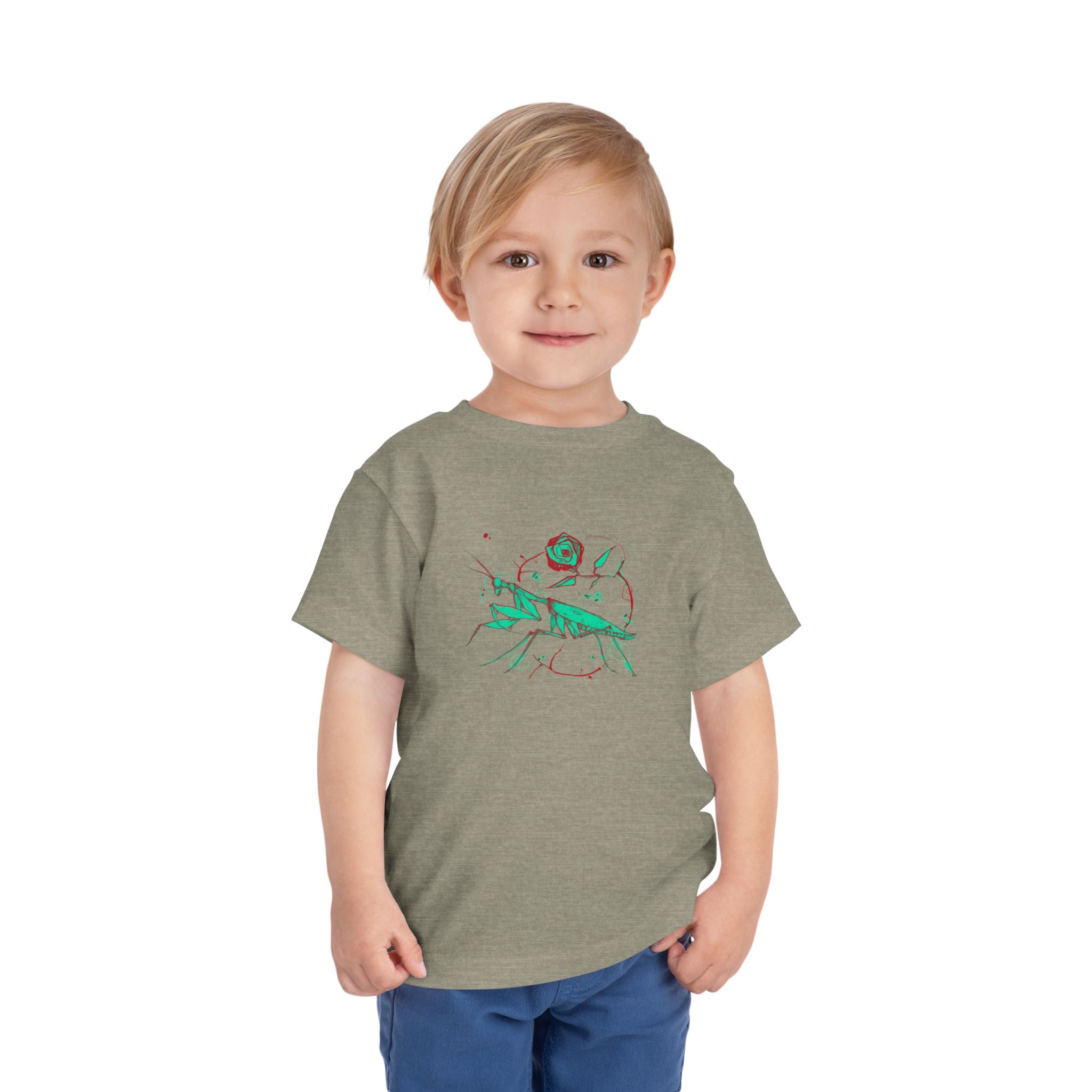 Praying Mantis Toddler Short Sleeve Tee