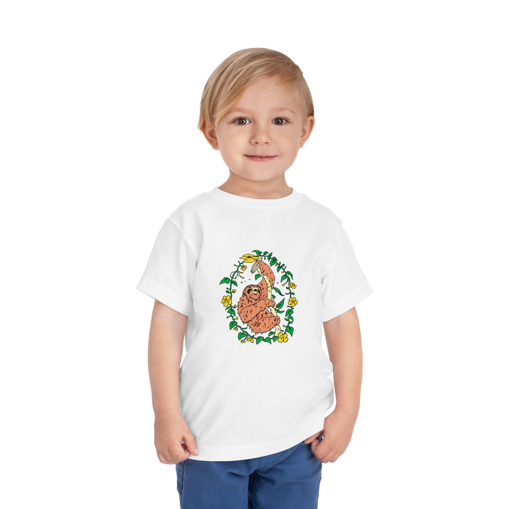 Sloth Toddler Short Sleeve Tee