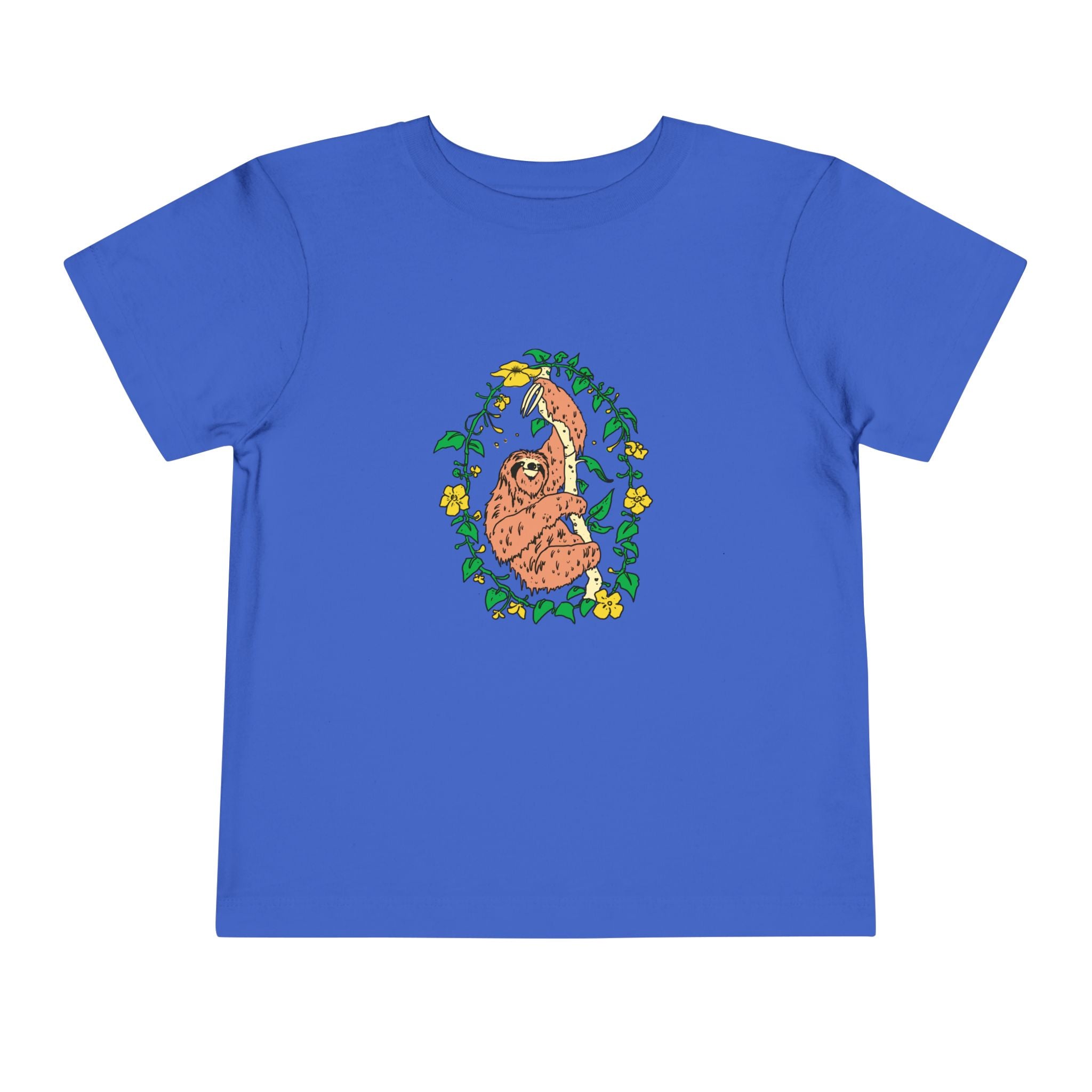 Sloth Toddler Short Sleeve Tee